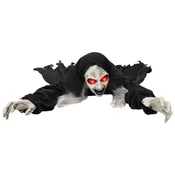 Vidaxl Dekoracija zombi za noč čarovnic SPOOKA Črna 41 x 130 x 24 cm