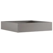 Vidaxl Robovi trave Rjav 60 x 60 x 13 cm Vremensko odporno jeklo