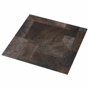 Vidaxl Deske za talne obloge 5,11 m2 55 szt. PVC Lesena struktura rjava