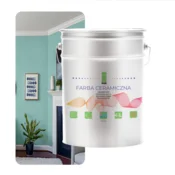 shumee Keramična barva ZA stene, pralna, pastelno zelena, mint, 10 l, odporna na madeže