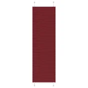 Plisirana zavjesa Bordo crvena 60x200 cm Širina tkanine 59,4 cm Poliester