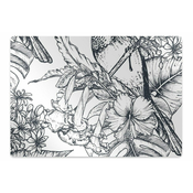 Decormat Podloga za pisarniški stol Narisane ptice 140x100 cm 15 cm