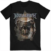 Megadeth Majica Youthanasia Ripped Thru Unisex Black 2XL