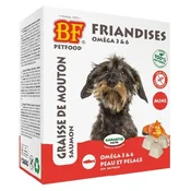 Biofood Sweets Omega 3 and 6 Dog Candies Skins and Hair Sheep Fat Salmon 80 Pieces