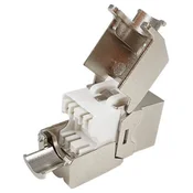 Equip Cat 8.1 Shielded Keystone Jack Toolfree, 8 kosov/paket