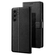 AVIZAR Etui za Galaxy S25 FE z video podporo in držalom za kartice, Črna, (5000016122)