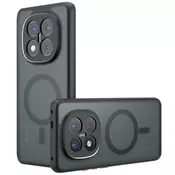 Hibridni ovitek PureFrost MagSafe za Xiaomi Redmi Note 14 Pro 5G/Poco X7 - black