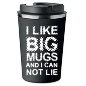 shumee Premium termo skodelica s potiskom I like BIG mugs za kavo 350 ml KT_095