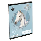 ICO: Lizzysuli Wild Beauty Sport Club črtast zvezek za 1. razred