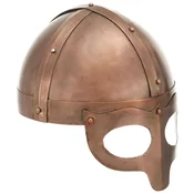 Antikna replika vikinške kacige za LARP bakrena celicna