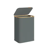 Songmics Košara za perilo 52x385x705 cm siva
