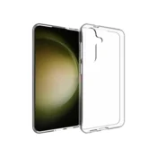 Gumiran ovitek (TPU) za Samsung Galaxy S24 Fe, prozoren svetleč
