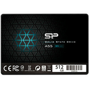 Silicon Power A55 512GB 2.5 SATA3 SSD 3D NAND, R/W: 560/530MB/s