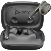 POLY Voyager Free 60 UC Black Earbuds +BT700 USB-C Adapter +Basic Charge Case