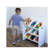 Kinder home polica sa 9 kutija za odlaganje bela ( JVTR-3006 )