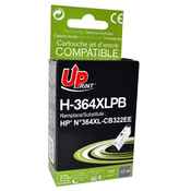 UPrint kartuša HP št. 364XL (CB322EE), 12ml (kompatibilna, foto črna, nivo črnila)