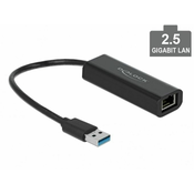 DELOCK Pretvornik USB 3.1 Tip-A - Mrežni UTP 2.5Gbps Delock 66299