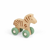 Bigjigs Toys Hišni ljubljenček na kolesih Safari Zebra