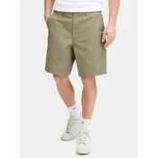 Solid Kratke hlače iz tkanine Alann 21108215 Zelena Relaxed Fit