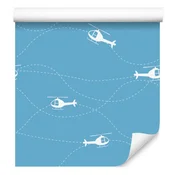 Fototapeta s helikopterji za dnevno sobo in spalnico 50x1000 cm