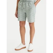 Guess Kratke hlače iz tkanine M6GD29 K3237 Zelena Regular Fit