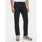 Guess Jeans hlače M6YA82 D1473 Mornarsko modra Relaxed Fit