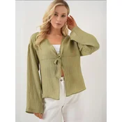 Bigdart Bluza Blusen pastelno zelena