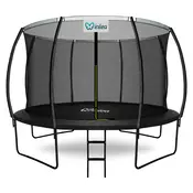 INLEA ULTIMATE Jump Trampolin 366 cm z notranjo zaščitno mrežo – črna