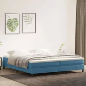 vidaXL vidaXL Box Spring postelja brez vzmetnico Temno modra 200x210 cm Žamet, (21791409)
