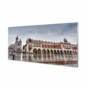 tulup.si Slika na akrilnem steklu Krakov cerkev krpo dež 125x50 cm 4 obešalnika