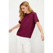 Trendyol Milla Ženska majica TWOSS23TS00000, Bordo