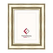 Dekoracyjna srebrna ramka Alia 50 x 60 cm w stylu barokowym