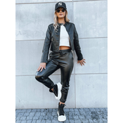 Womens leather jacket CHIC STYLE black Dstreet