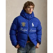 Polo Ralph Lauren Zimska jakna kraljevo modra/rumena/črna/bela