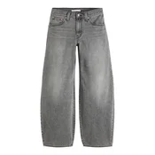 LEVIS ® Kavbojke MIDDY BALLOON siv denim