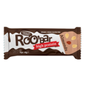 BIO Roobar proteinska ploščica – mandelj & čokolada, 40 g