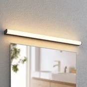 Lindby Ulisan LED stensko kopalniško svetilo, okroglo, 88,8 cm - Kopalnica - Sodobni - črna mat, bela - Kovina
