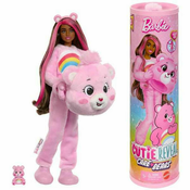 Barbie: Cutie Reveal presenečenje punčka Care Bears - Rainbow Bear - Mattel
