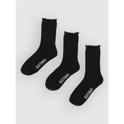 Blue Tomato Ruffle 3-Pack Socks black
