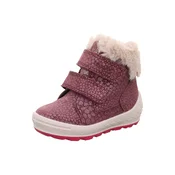 SUPERFIT Škornji GROOVY 2.0 roza/burgund/off-bela