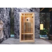 Nero Sauna soba – kanadski Hemlock – 1200x900x1900 za 2 osobe INFRARED