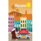 shumee Ob_S_7 - Diamantna slika 20x30 - Razglednica, Havana