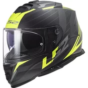 Integralna motociklistička kaciga LS2 FF800 Storm II Nerve crno-fluo žuta