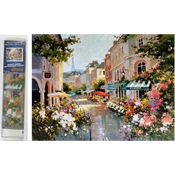 Norimpex - Puzzle Diamantna slika: Cvetlična promenada 30x40cm - 1 - 39 kosov