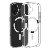 Dviced MagSafe iPhone 17 maska providna, bela