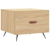 Vidaxl Klubska mizica 50x50x40 cm inženirski les