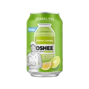 OSHEE vitaminska voda z okusom limone in limete brez sladkorja, gazirana pločevinka 330 ml