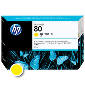 HP ČRNILO 80 RUMENO (C4873A)
