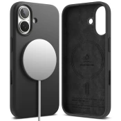 Ovitek Ringke Silicone Magnetic za iPhone 17 - black