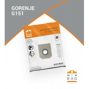 Jednokratne mikrofiber kese za usisivace gorenje tip gb1 5/1+motor filter g151-5f ( 3167 )